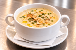 Spanische Mandel-Knoblauchsuppe