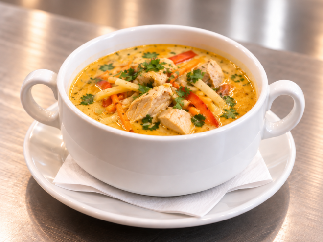 Curry-Kokossuppe 