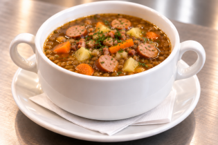 Linsensuppe