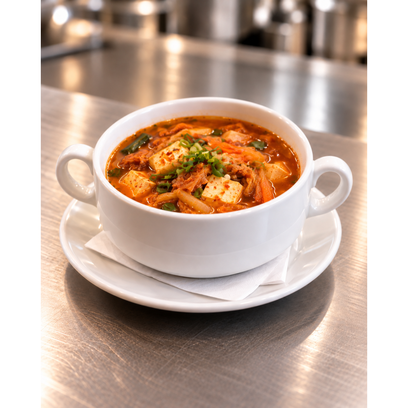Koreanischer Kimchi-Eintopf