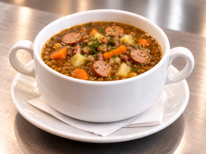 Linsensuppe 