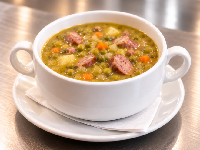 Erbsensuppe 