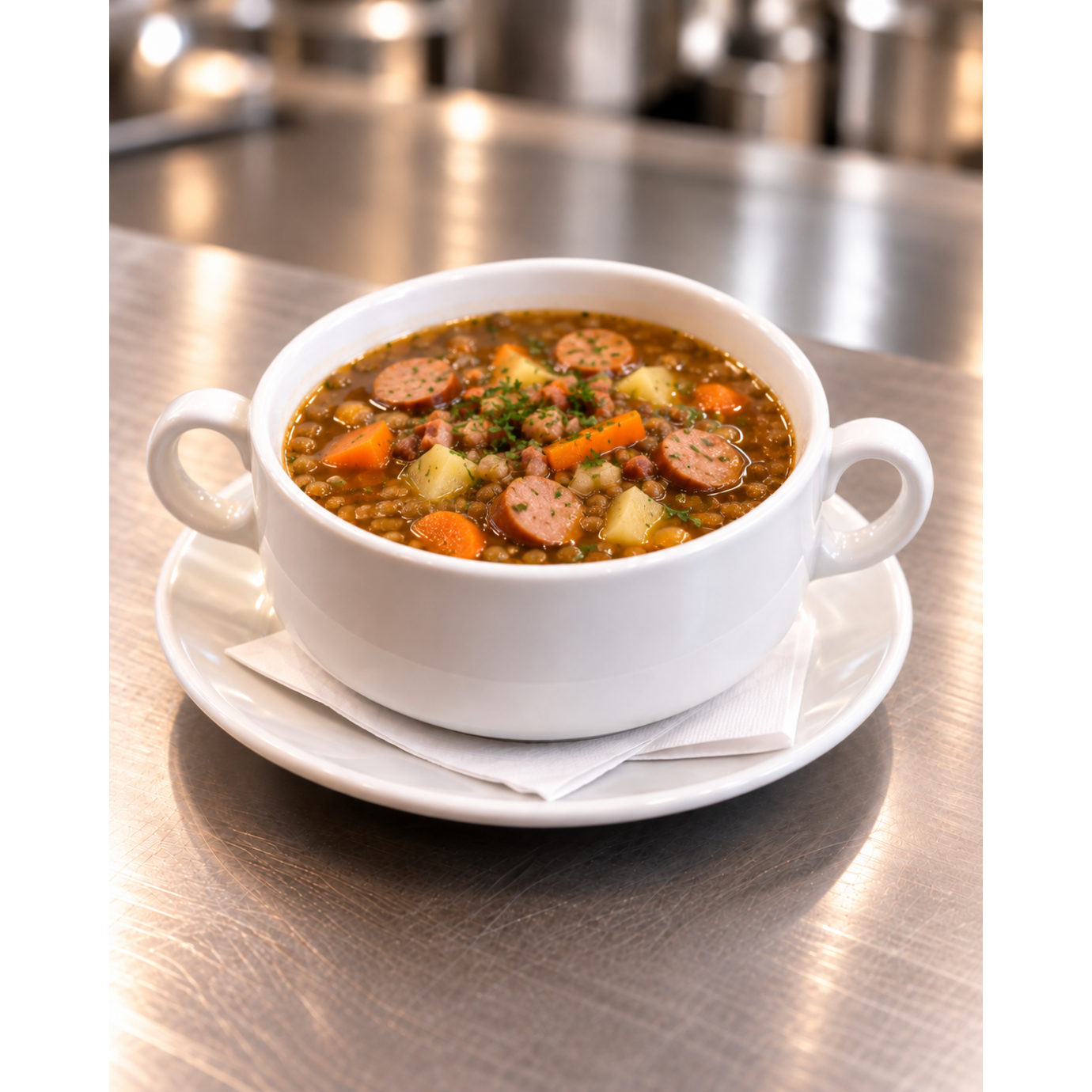 Linsensuppe